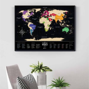 Harta Lumii Răzuibilă - Black Deluxe Edition