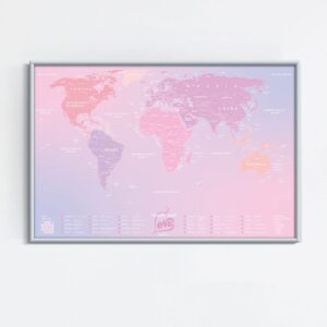 Harta Lumii Răzuibilă - Love World