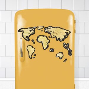 Harta Lumii Răzuibilă Magnetica