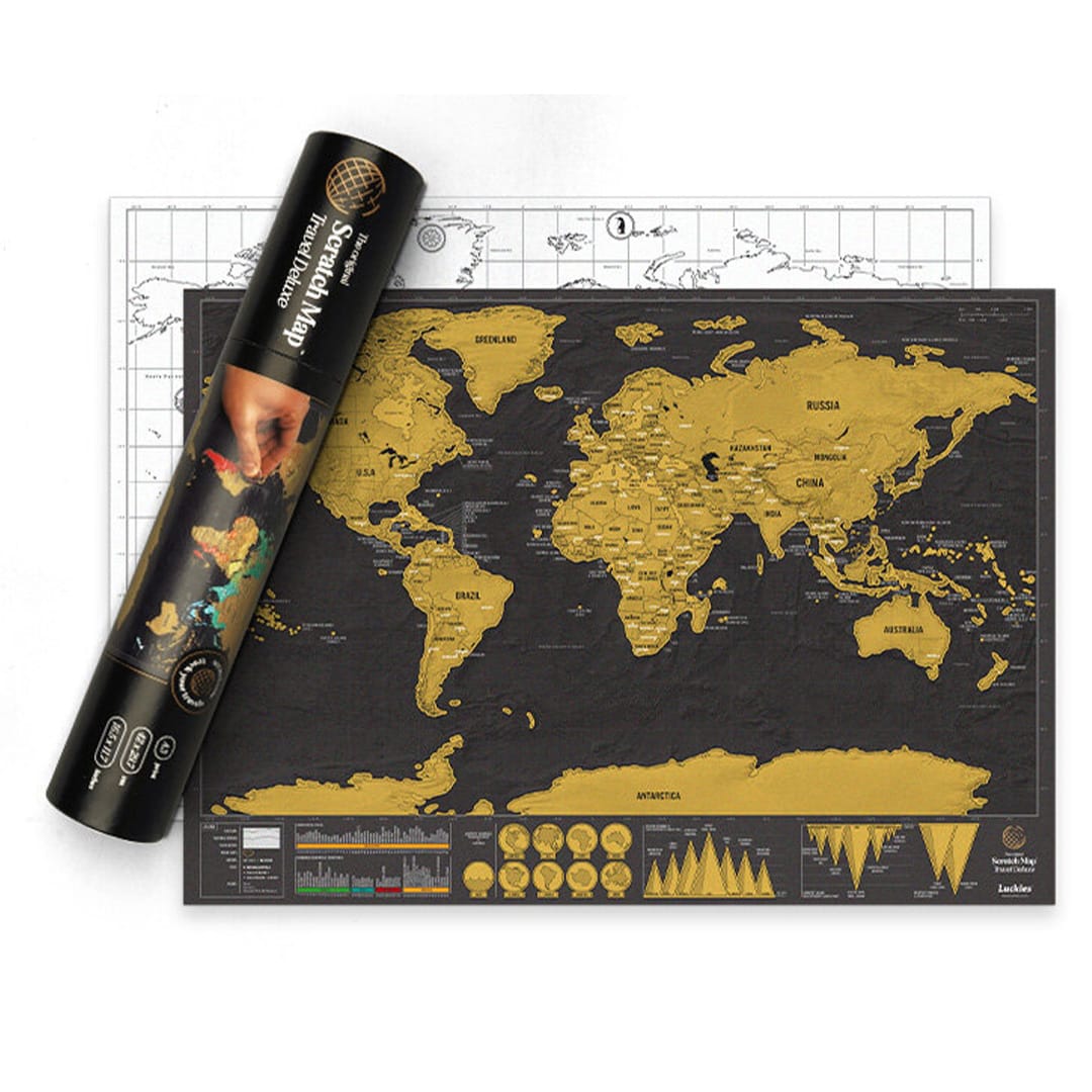 Harta Lumii Răzuibilă - Mini Deluxe