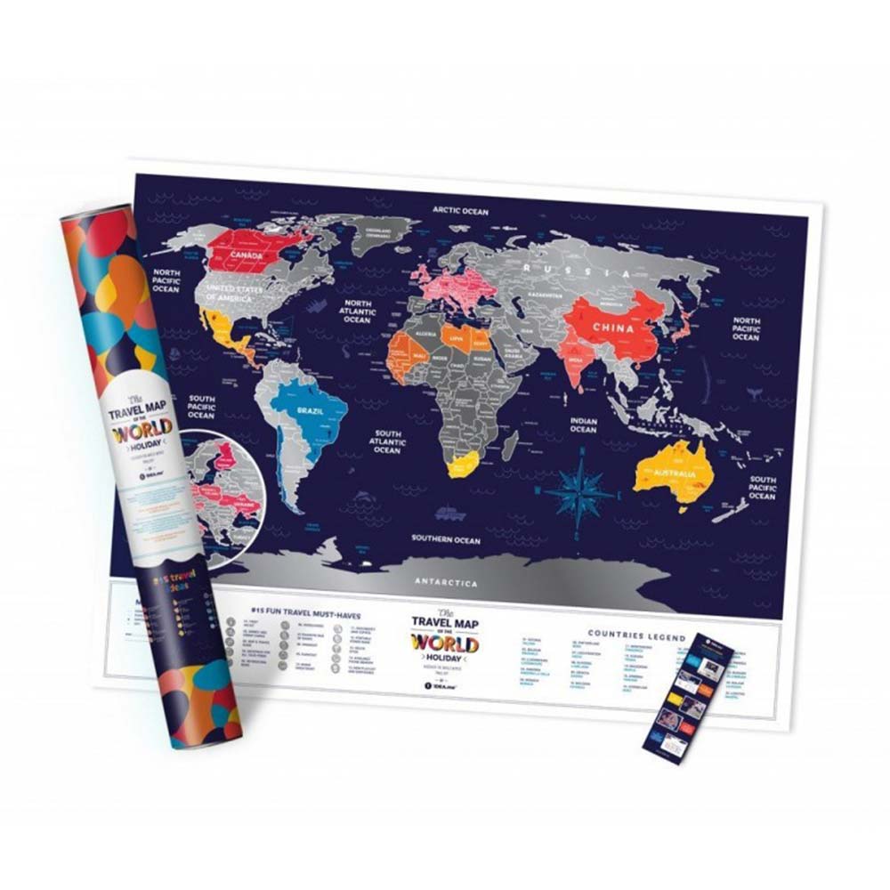 Harta Lumii Răzuibilă - Vacanțe