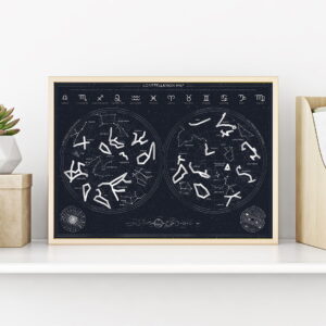 Harta Răzuibilă a Constelațiilor