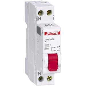 Siguranta automata 1P+N 20A curba C 4.5kA Himel HDB3WPNC20