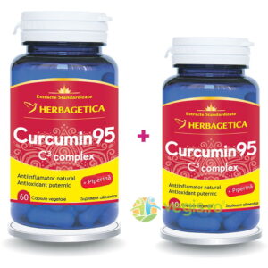 Pachet Curcumin 95 C3 Complex 60cps+10cps