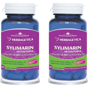 Pachet Sylimarin Detox Forte (Silimarina) 30cps+30cps (50% reducere la al doilea produs)