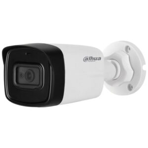 Camera bullet HDCVI Dahua HAC-HFW1500TL-A-0360B-S2, 5MP, 3.6mm, IR 80m, IP67, microfon incorporat