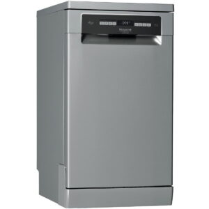 Masina de spalat vase Hotpoint HSFO3T235WCX, 10 seturi, 9 programe, Zone Wash 3D, Clasa D, 45 cm, Inox