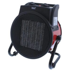 Aeroterma industriala, 3000W, 3 setari de caldura, termostat, Well HTR-IND01-3000-WL