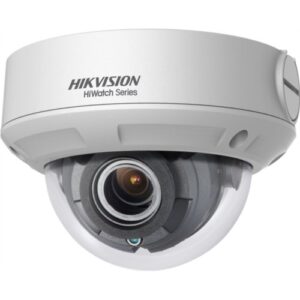 Camera IP Dome Hikvision HiWatch HWI-D640H-ZC, 4MP, IR 30 m, lentila motorizata 2.8-12 mm, slot card, PoE