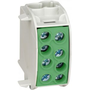 Clema derivatie, 35mm , 1P, Schrack IK026230 / 080210-X-4 galben/verde