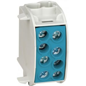 Clema de derivatie Cu-Al, 35mmp, 1P izolata Schrack IKA26220 / 080210-X-3 albastra