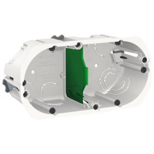 Doza ST rotunda 2 posturi 67x50 a=50mm Schneider Noua Unica IMT35925