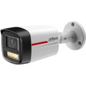 Camera IP Dahua WizSense IPC-HFW2249TL-S-LED-0280B-PRO, 2MP, 2.8mm, IR+LED alb 50m, WizColor, ONVIF, slot card, microfon, PoE, IP67