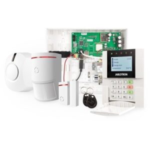 KIT alarma JK-100KRY, centrala si modul radio, 3 detectori wireless