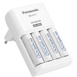 Set 4 baterii acumulator AA (R6) 2000mA si Incarcator Advanced Eneloop K-KJ17MCD40E