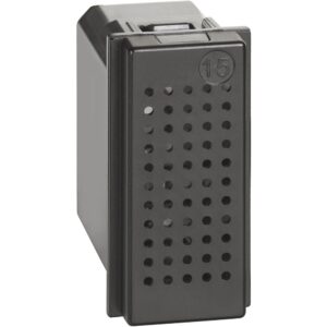 Buzzer 230V 12 VA - 80 dB Bticino Living Now K4356V230, alb, negru, nisip