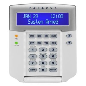 Tastatura LCD moncrom Paradox K641+ pentru centrale EVO