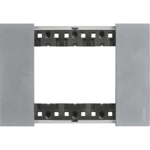 Rama ornament 3 module Bticino Living Now KA4803NW, moon