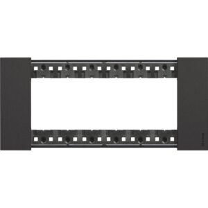 Rama ornament 6 module Bticino Living Now KA4806KG, negru