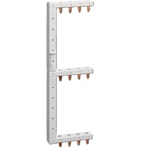 Bareta alimentare Hager KCF668L, 3P+N, tip pin, 4 module x 3 randuri, stanga-vertical, 10mmp, 63A