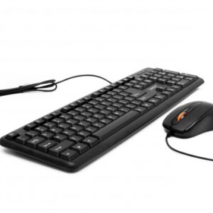 Kit Tastatura + Mouse SPACER SPKB-S6201, layout: US, USB, Negru