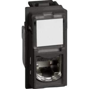 Priza date RJ45 Cat.6 UTP Bticino Living Now KG4279C6, negru