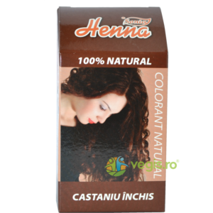 Vopsea Par Henna Castaniu Inchis 100gr