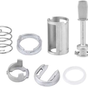 Kit Reparatie Incuietoare Yala Usa Fata Auto, Techstar, Compatibil VW Passat, Seat Toledo, Leon, Arosa, Lupo – Echiv OE 3B0837167 / 3B0837168, Metal