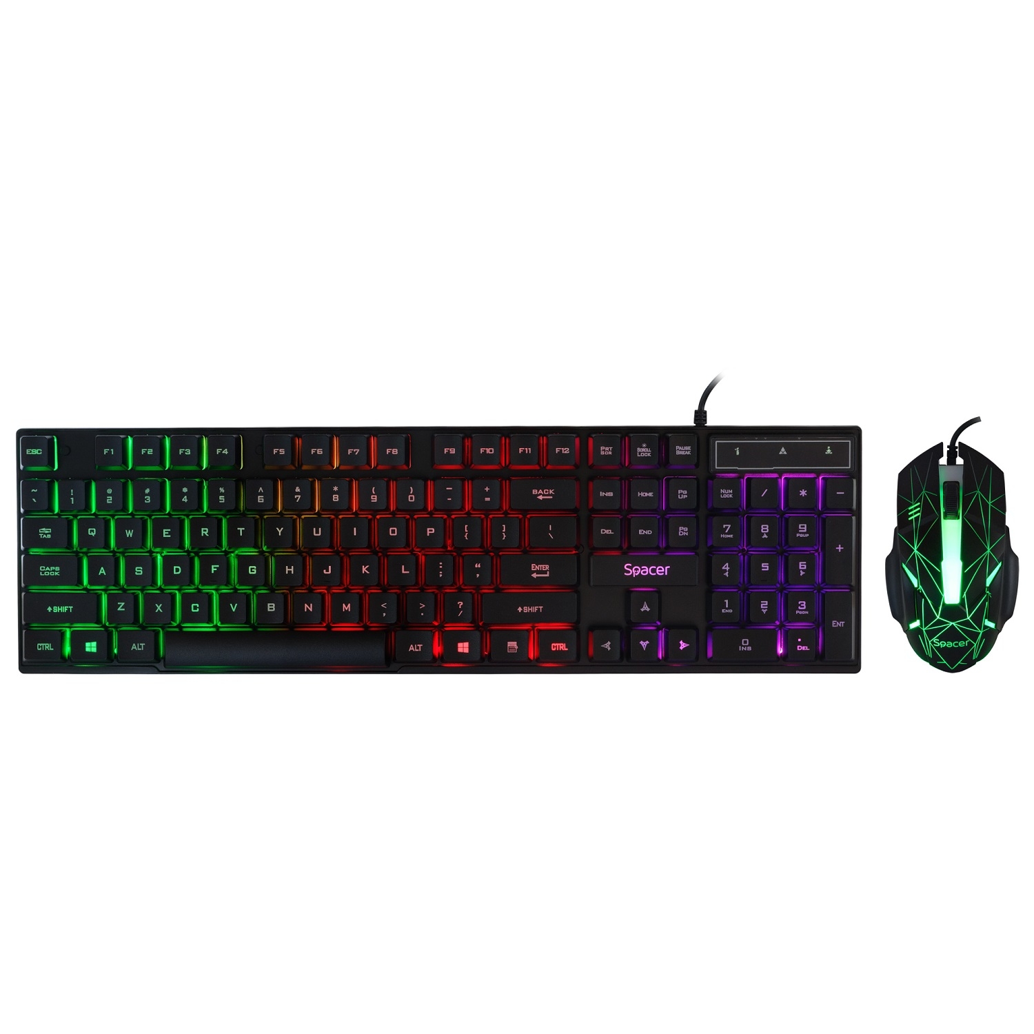 Kit gaming mouse + tastatura Spacer USB, SP-GK-01