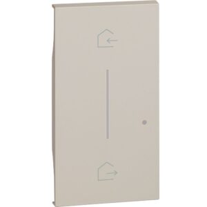 Tasta iluminabila 2 module simbol In&Out Bticino Living Now KM40M2, nisip