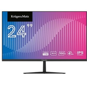 Monitor 24 INCH 100HZ KRUGER&MATZ KM9901-MT24, difuzoare, Full HD, VESA, HDMI