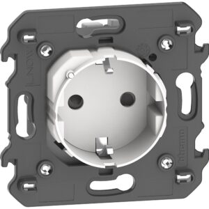 Priza conectata standard german 16A 2 module Bticino Living Now KW4141AC, alb