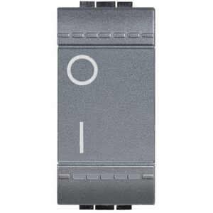 Comutator 2 poli 16A 1M Bticino Living Light L4002N, antracit