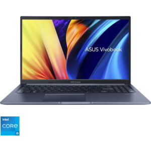 Laptop 15.6'' Vivobook 15 X1502VA, FHD, Procesor Intel Core i5-13420H (12M Cache, up to 4.60 GHz), 8GB DDR4, 512GB SSD, Intel UHD, No OS, Quiet Blue