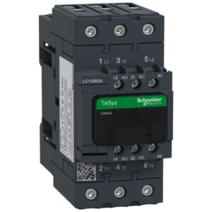Contactor TeSys D 3P 65A AC-3 440V - aux 1NO+1NC, bobina 230V 50Hz - EverLink Schneider LC1D65AP5
