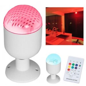 Bec LED E27 RGB 5W cu difuzor incorporat 5W Ibiza Light LED-SOUND