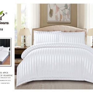 Lenjerie damasc cu elastic