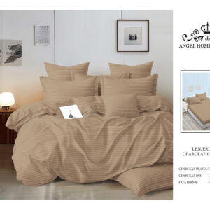 Lenjerie damasc cu elastic