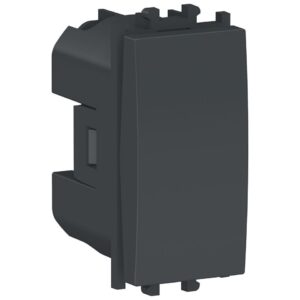 Intrerupator cu revenire 1 modul Schneider Easy Styl LMR0120003, negru