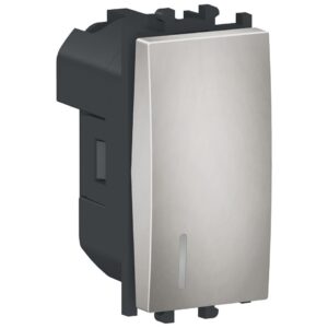 Intrerupator simplu indicator luminos, 1M Schneider Easy Styl LMR1401004, argintiu