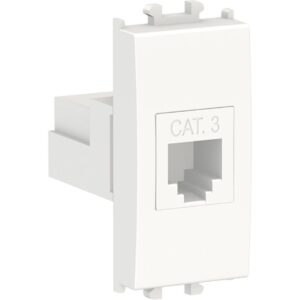 Priza telefon RJ11 cat3 1 modul Schneider Easy Styl LMR6231001, alb