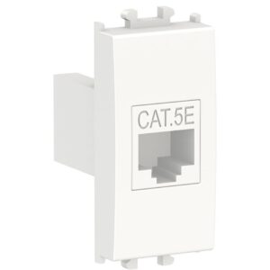 Priza date RJ45 cat5e UTP 1 modul Schneider Easy Styl LMR6232001, alb