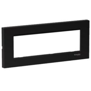 Rama plata 7 module Schneider Easy Styl LMR7267005, negru metalic