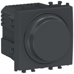 Variator universal rotativ LED 2 module Schneider Easy Styl LMR9341003, negru
