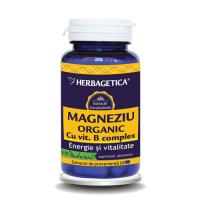 Magneziu organic cu vitamina b complex 30cps HERBAGETICA