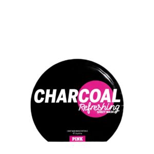 Masca faciala racoritoare cu carbune activ, Victoria's Secret Pink Charcoal Sheet Mask, 20 g