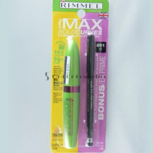 Mascara si creion dermatograf Rimmel The Max Bold Curves Extreme Volume and Lift Mascara plus Soft Kohl kajal eyeliner