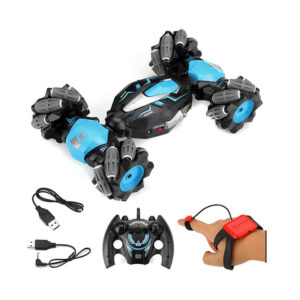 Masinuta Twister Car cu telecomanda si control prin gesturi (Culoare produse: Albastru)