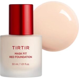TIRTIR Mask Fit Red Foundation Fond de ten lichid, iluminator 15C Fair Porcelain 30 ml