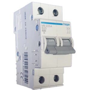 Siguranta automata 2P 25A 6kA curba B Hager MB225A